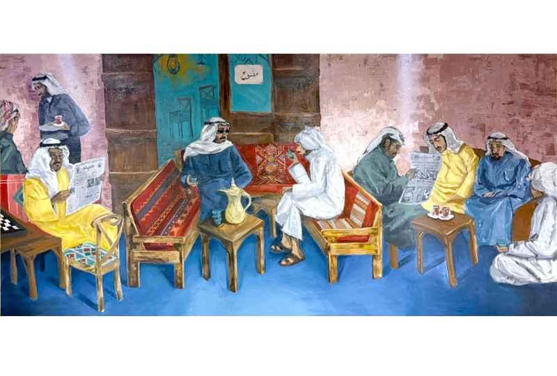 Bahrain News: Bahraini’s artwork displayed at prominent coffee shop in Kuwait